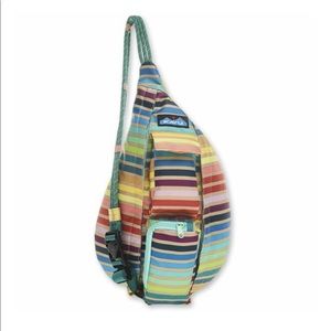 Kavu Summer Stripe Mini Rope Bag